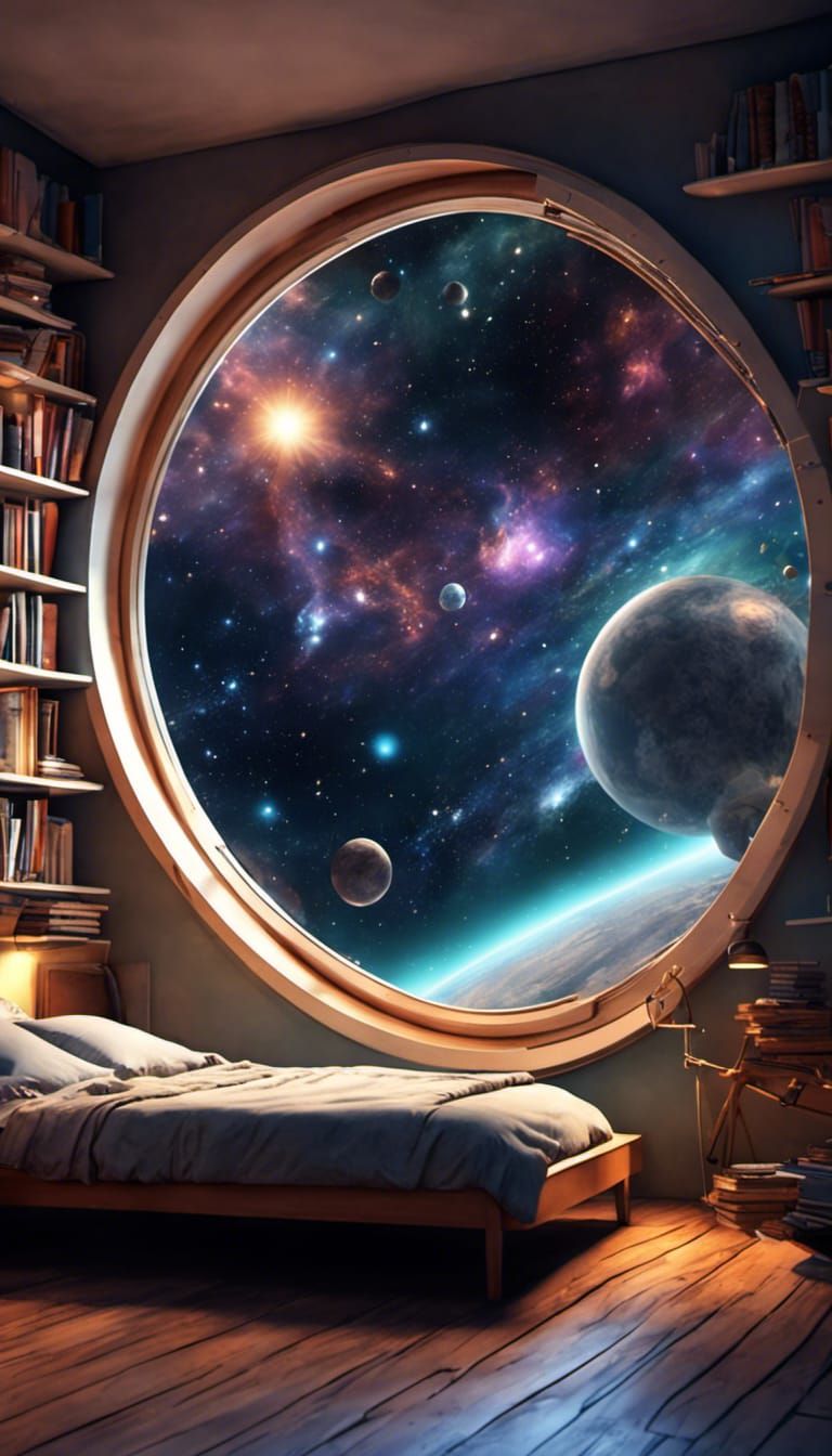 Galaxy bedroom