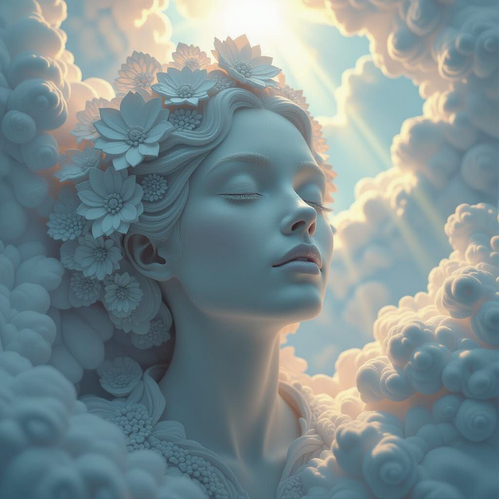 Infinite Fractal Portrait with Droste Effect