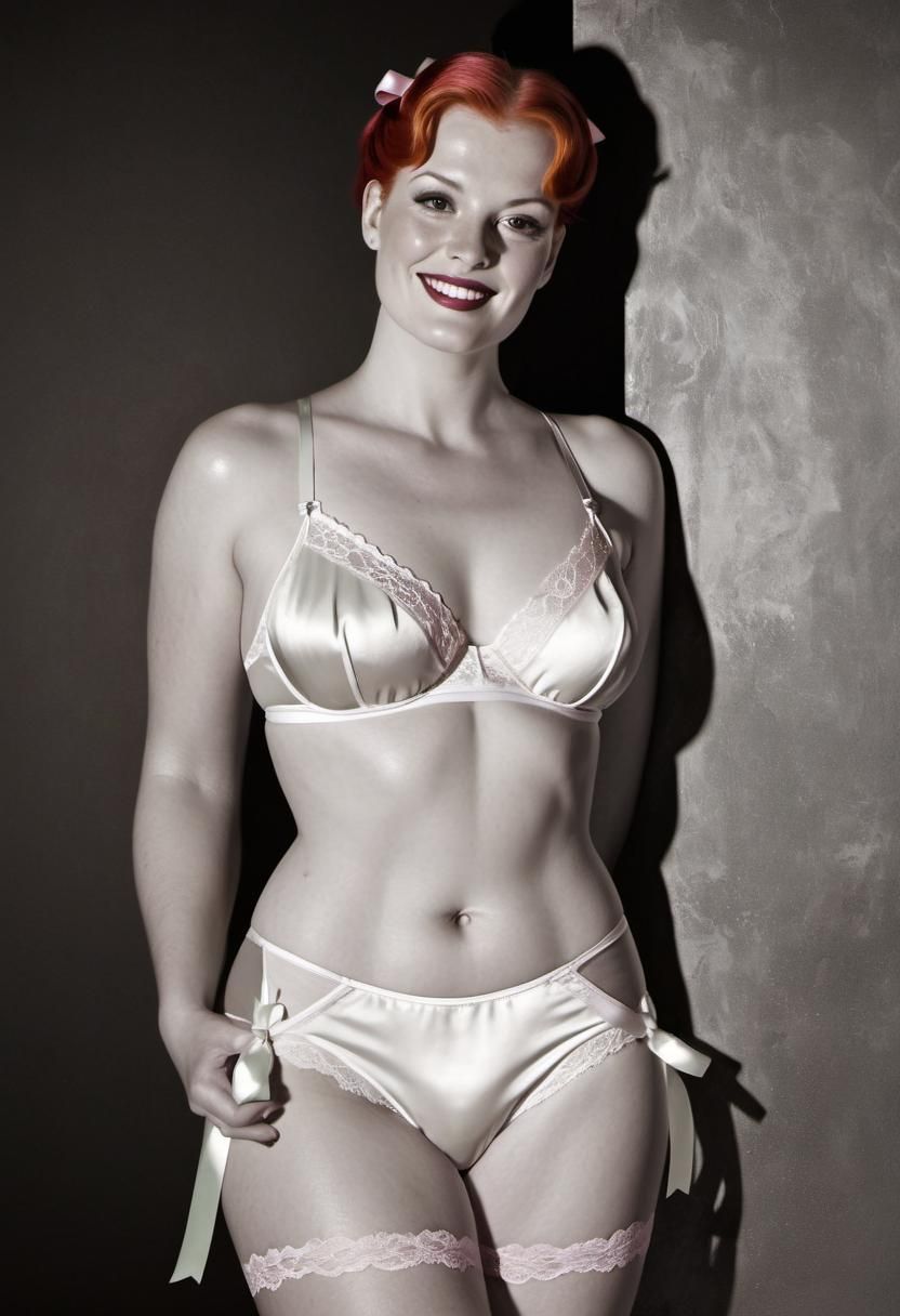 Woman in Lingerie with Chiaroscuro Lighting