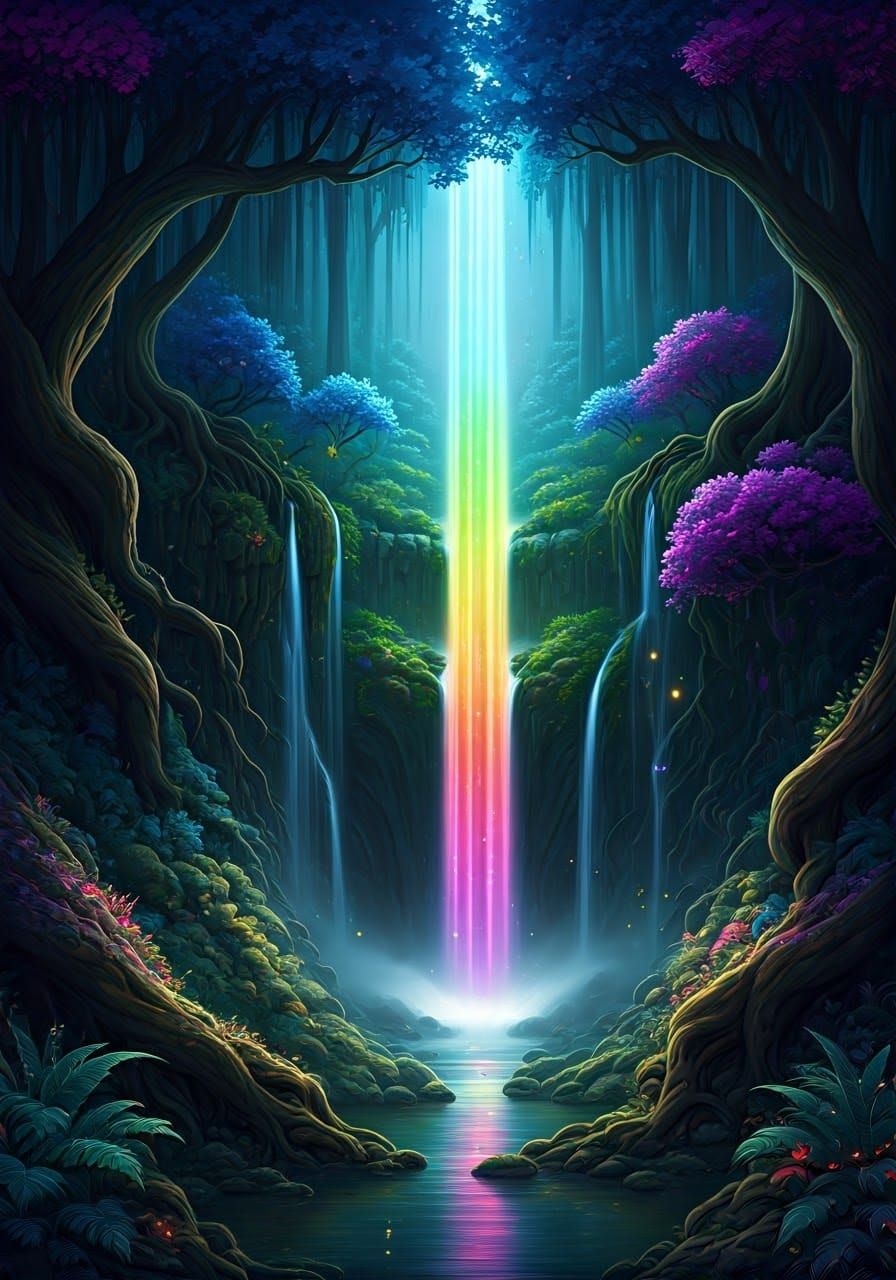 Rainbow Waterfall O7