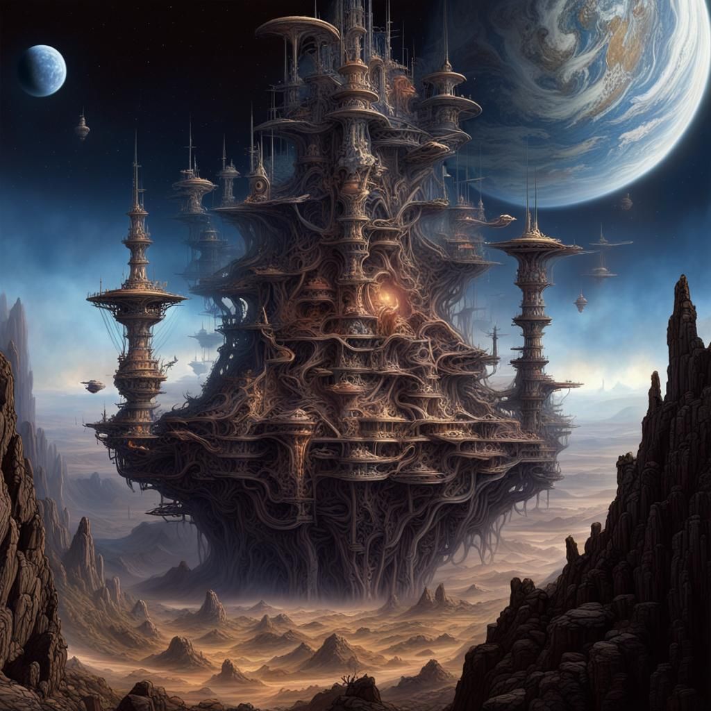 Time Bandits Inspired Epic Digital Matte Painting