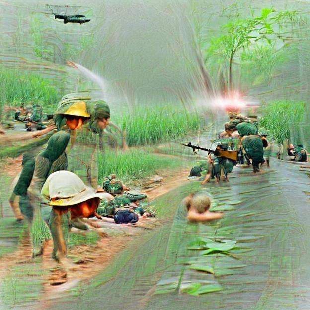 Vietnam War Scene