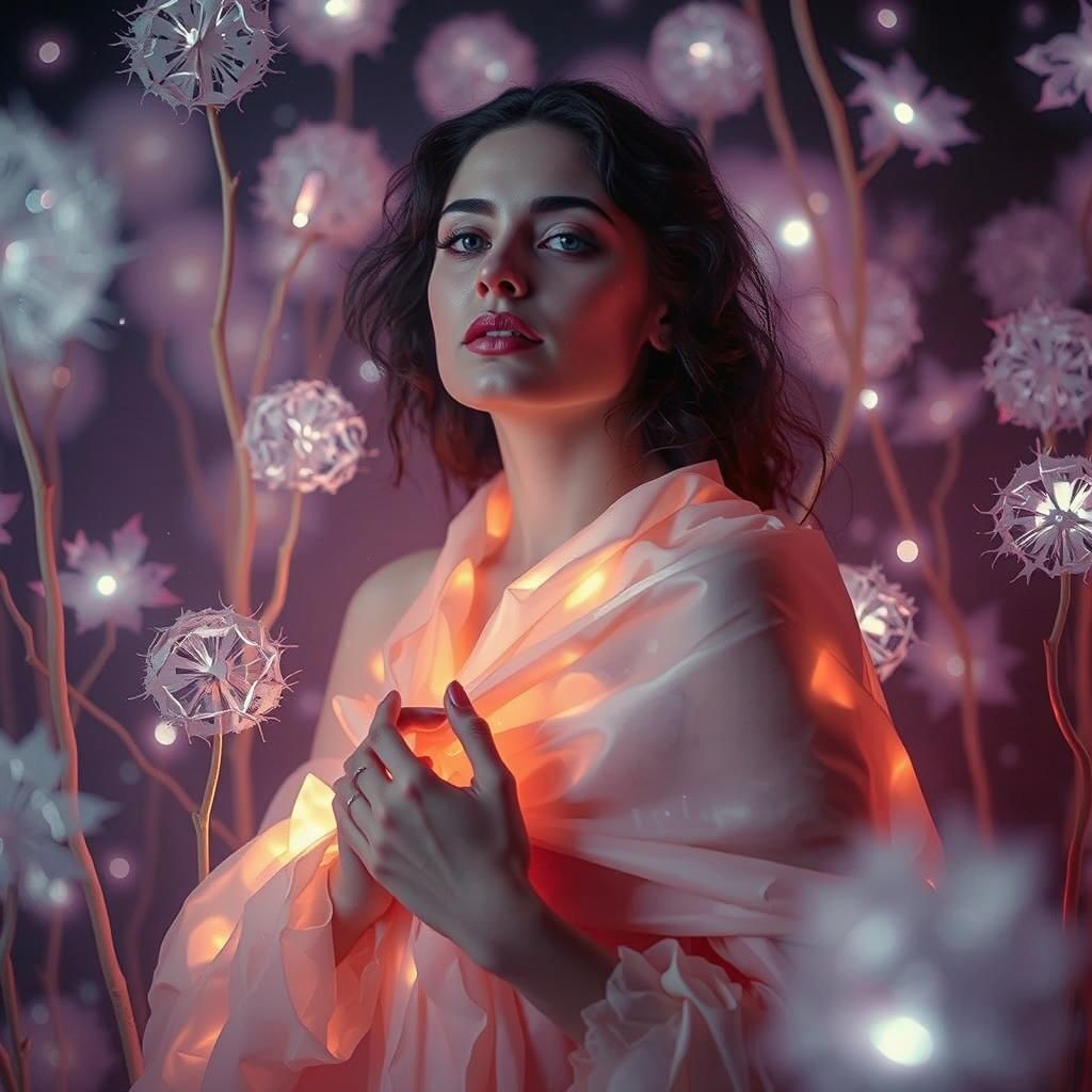 Dada-Inspired Photogram Collage with Autumnal Elements