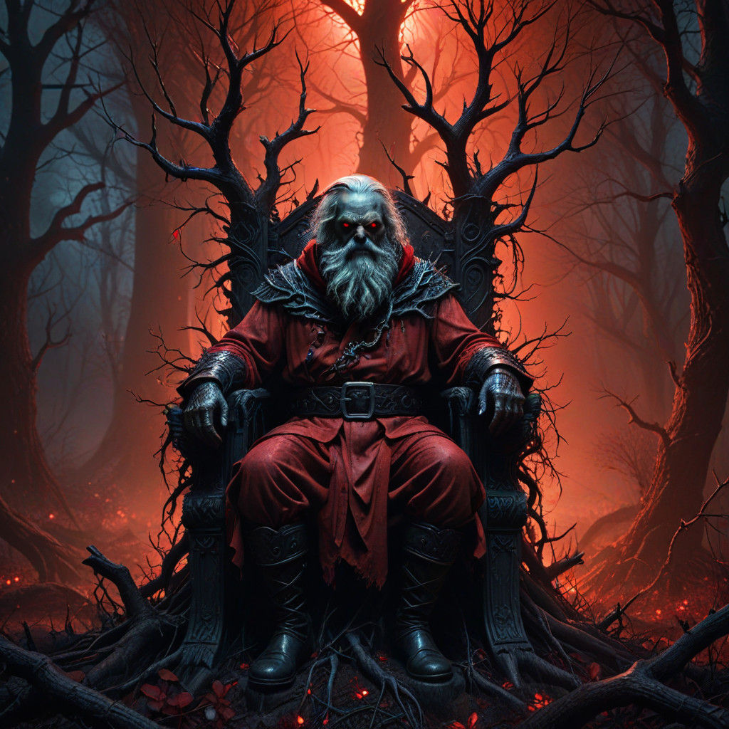 Dark Fantasy Santa Rules Twisted Nightmare Forest