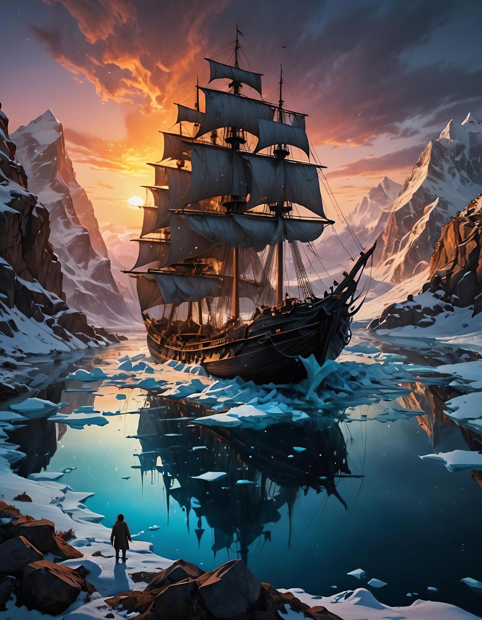 In treacherous waters