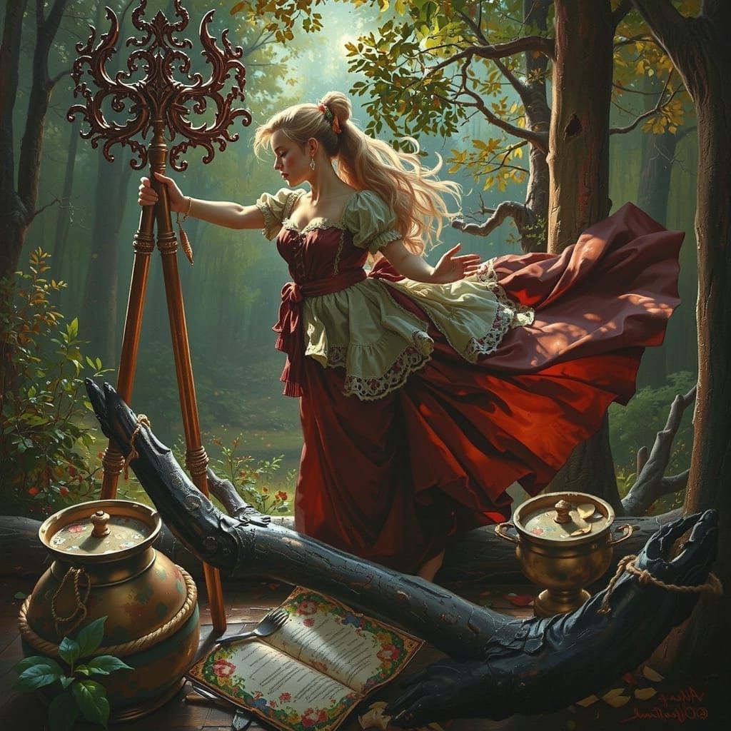 Abstract Painterly Painting Explores Texture and Brushstroke...