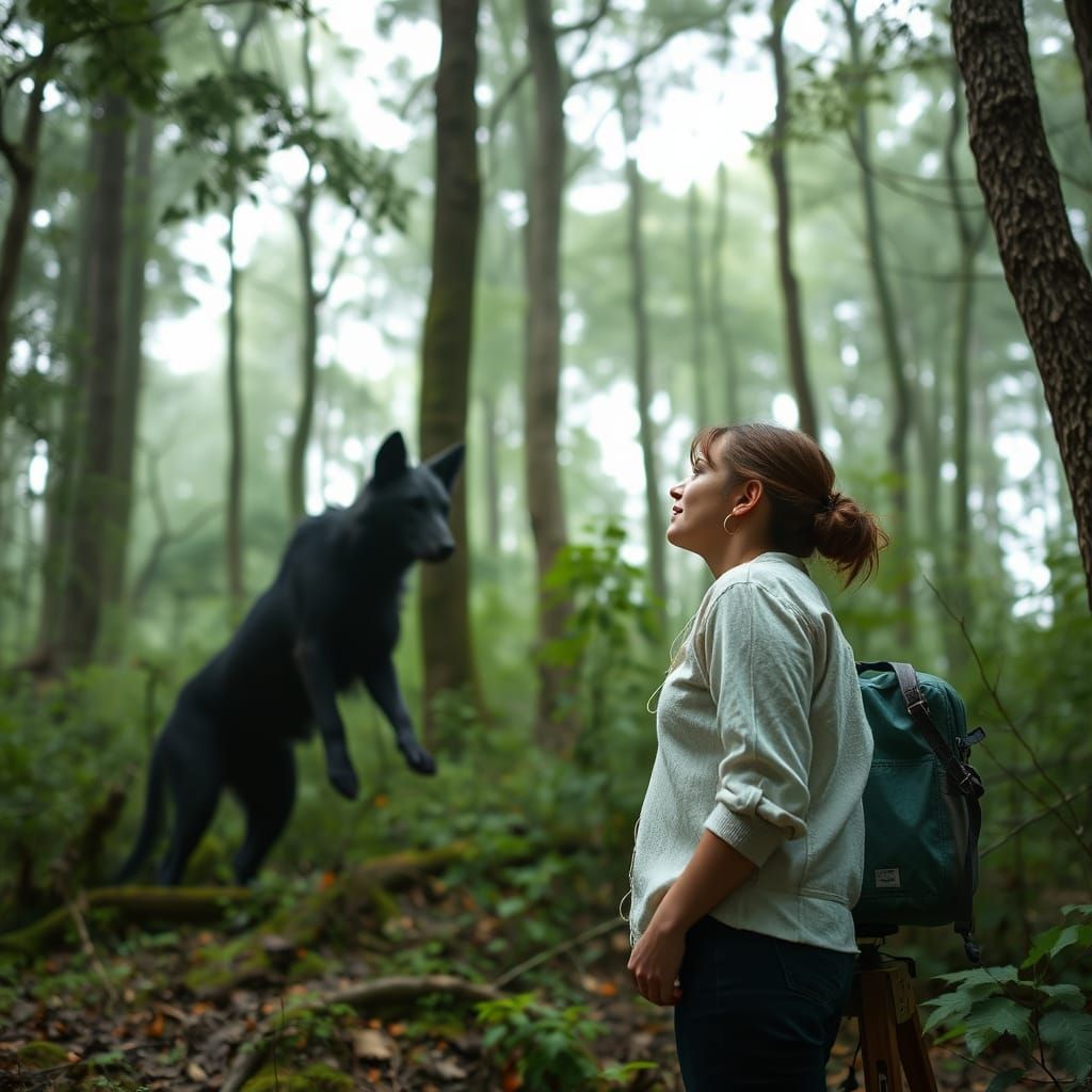 Cryptozoologist Encounters Jersey Devil in Forest