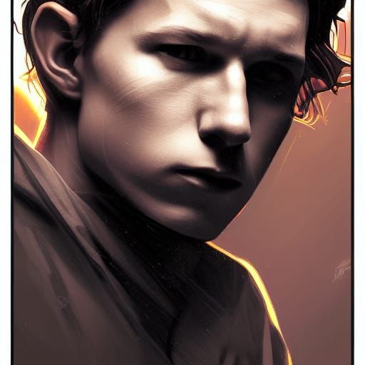 Detailed Portrait with Dynamic Lighting