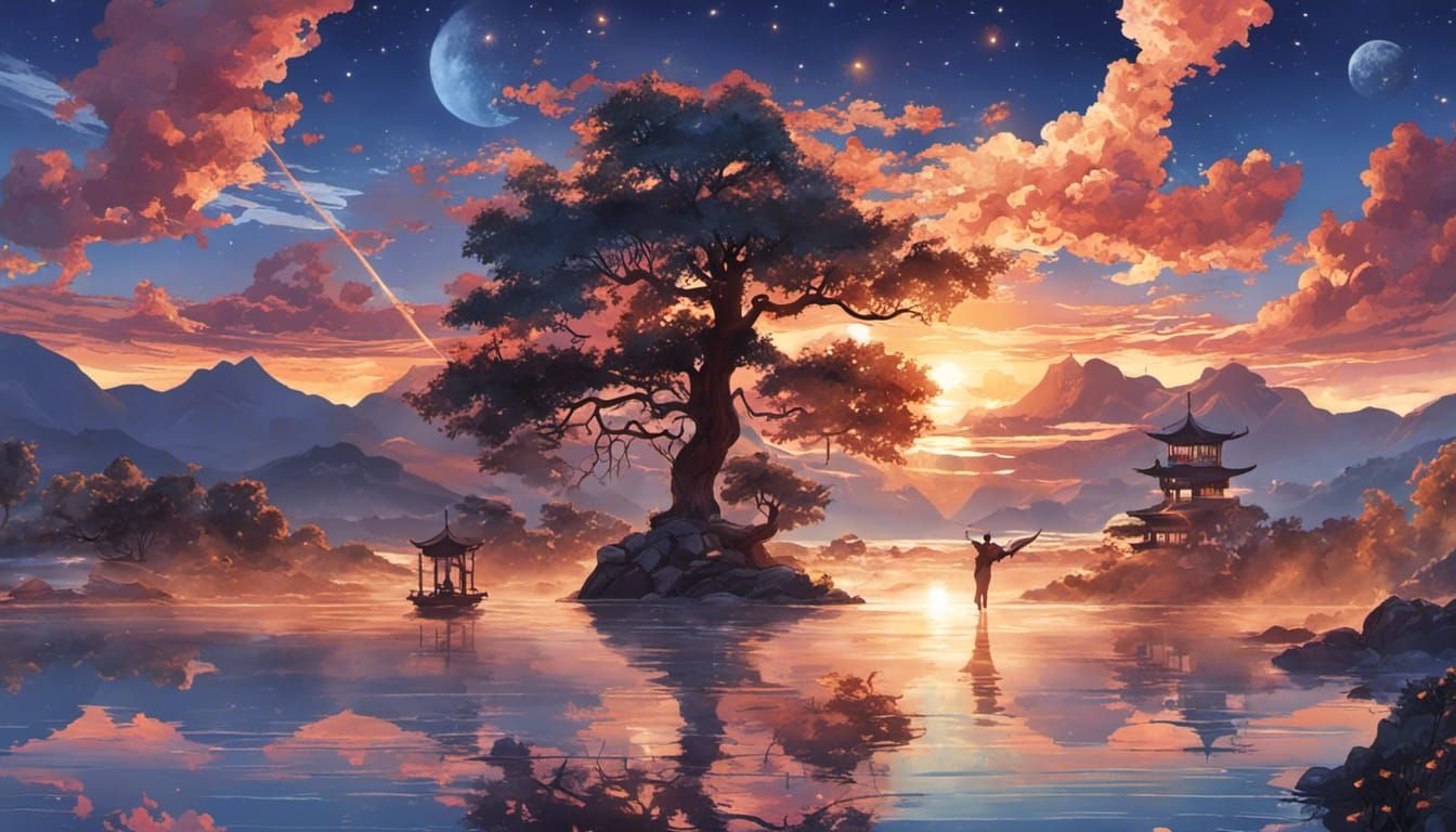 Fantasy Wizard Academy at Astral Sunset