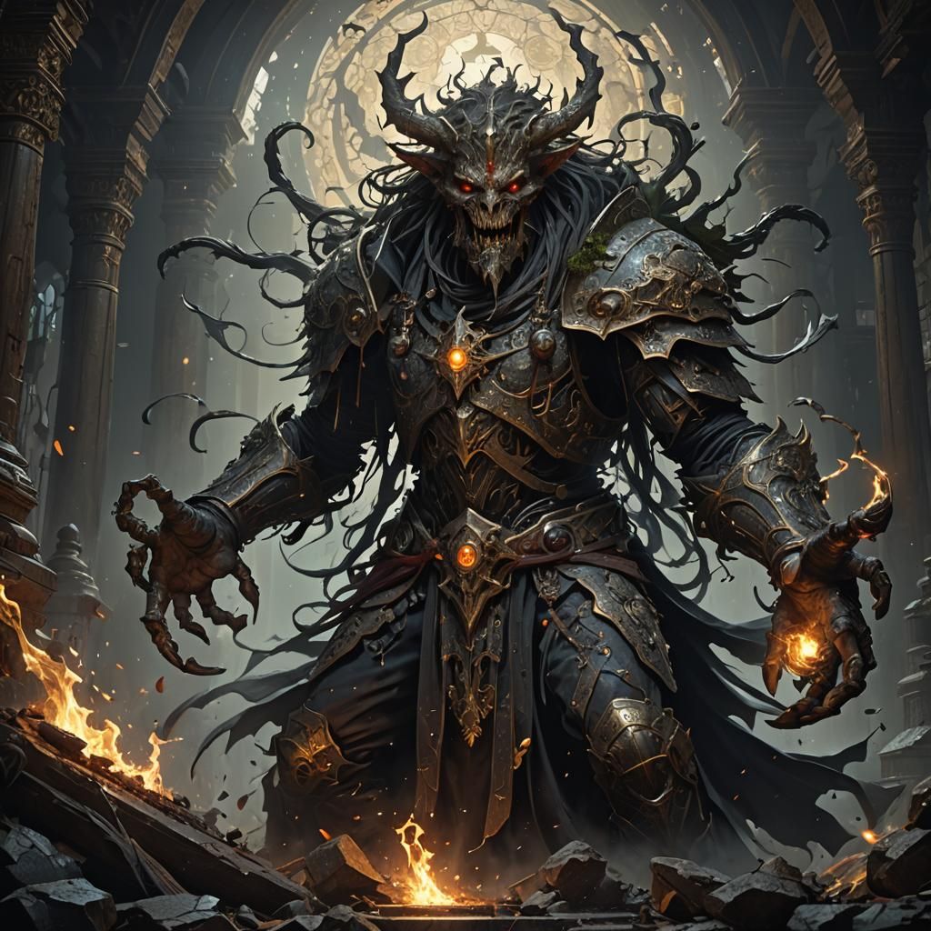 Gibbering Mouther Dark Fantasy Concept Art