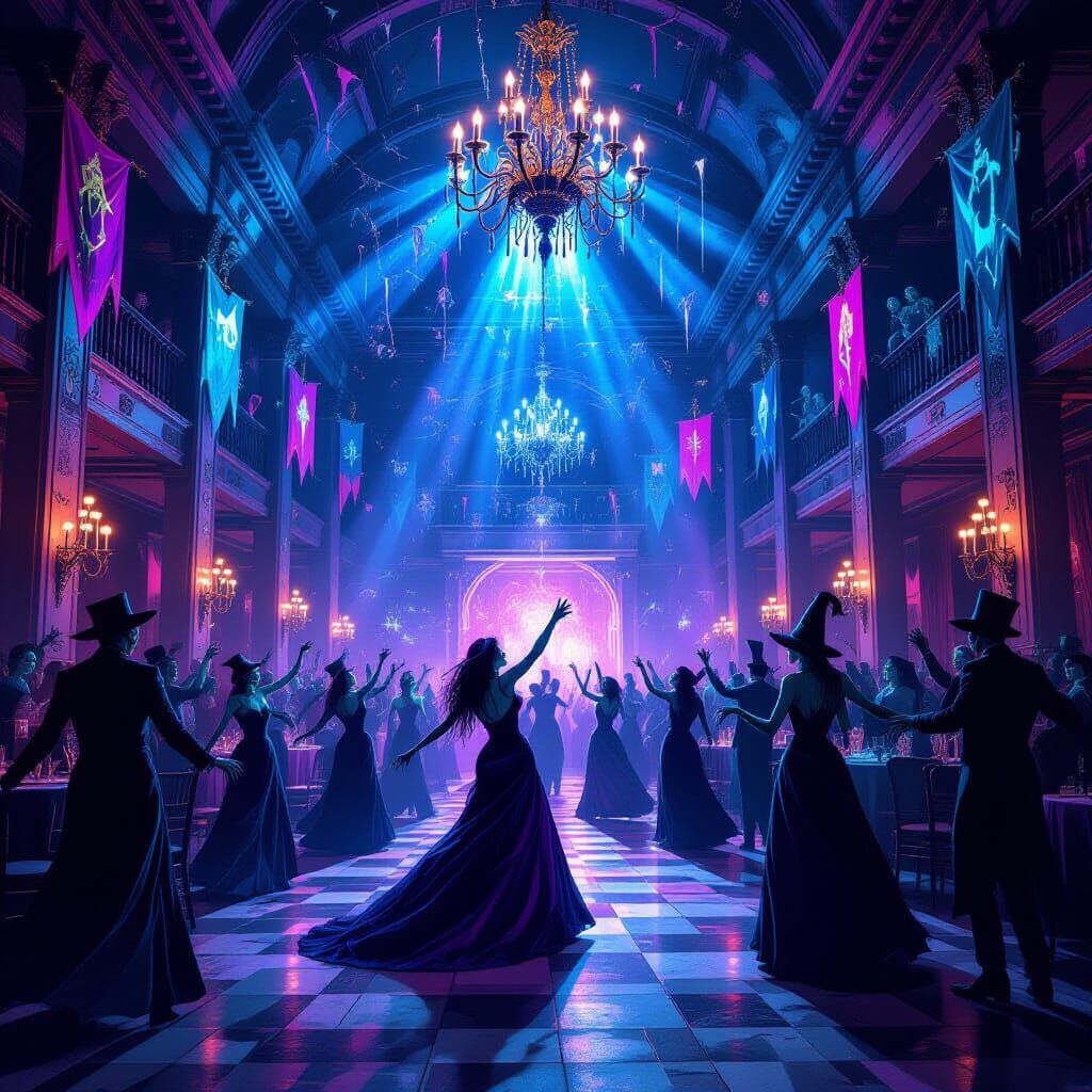 Haunted New Year's Ball: Dancing Zombies and Witches in Deca...