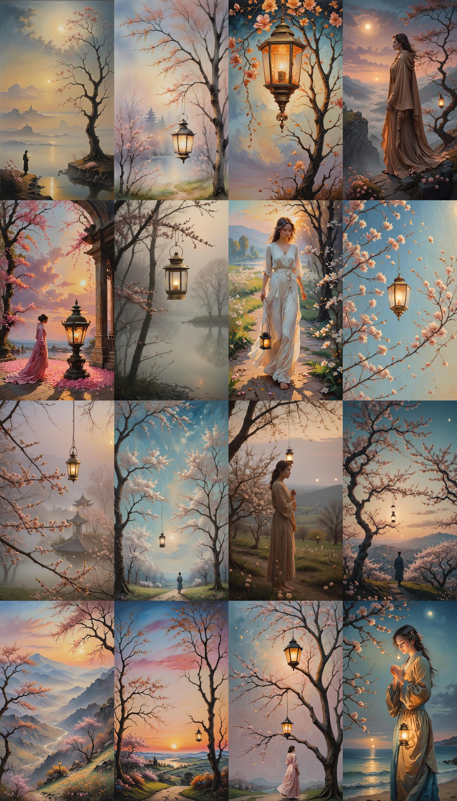 Lantern Light on Horizon Blossoms