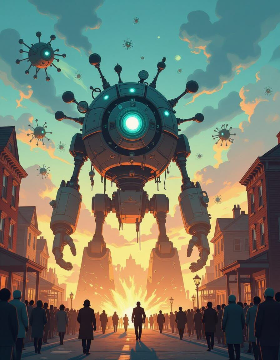 Bizarre SteamHovel Funerary Chic