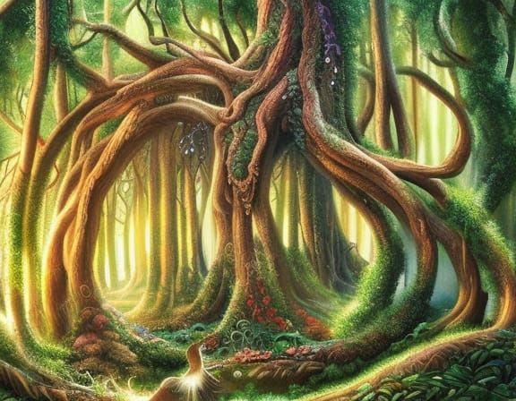 Stunning Magical Enchanted Forest