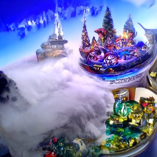 Ethereal Fantasy Landscape in Kinkade Style