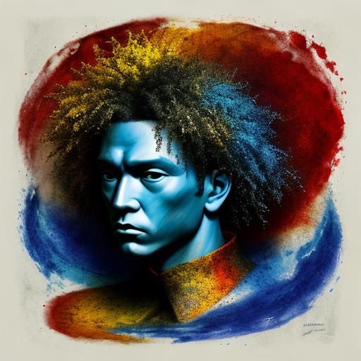 Abstract Psychedelic Art: Cubist Dada Expression