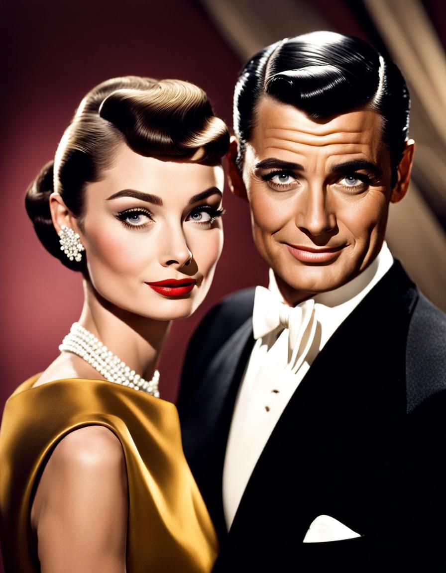Hollywood Stars Reimagined in Golden Age Glamour