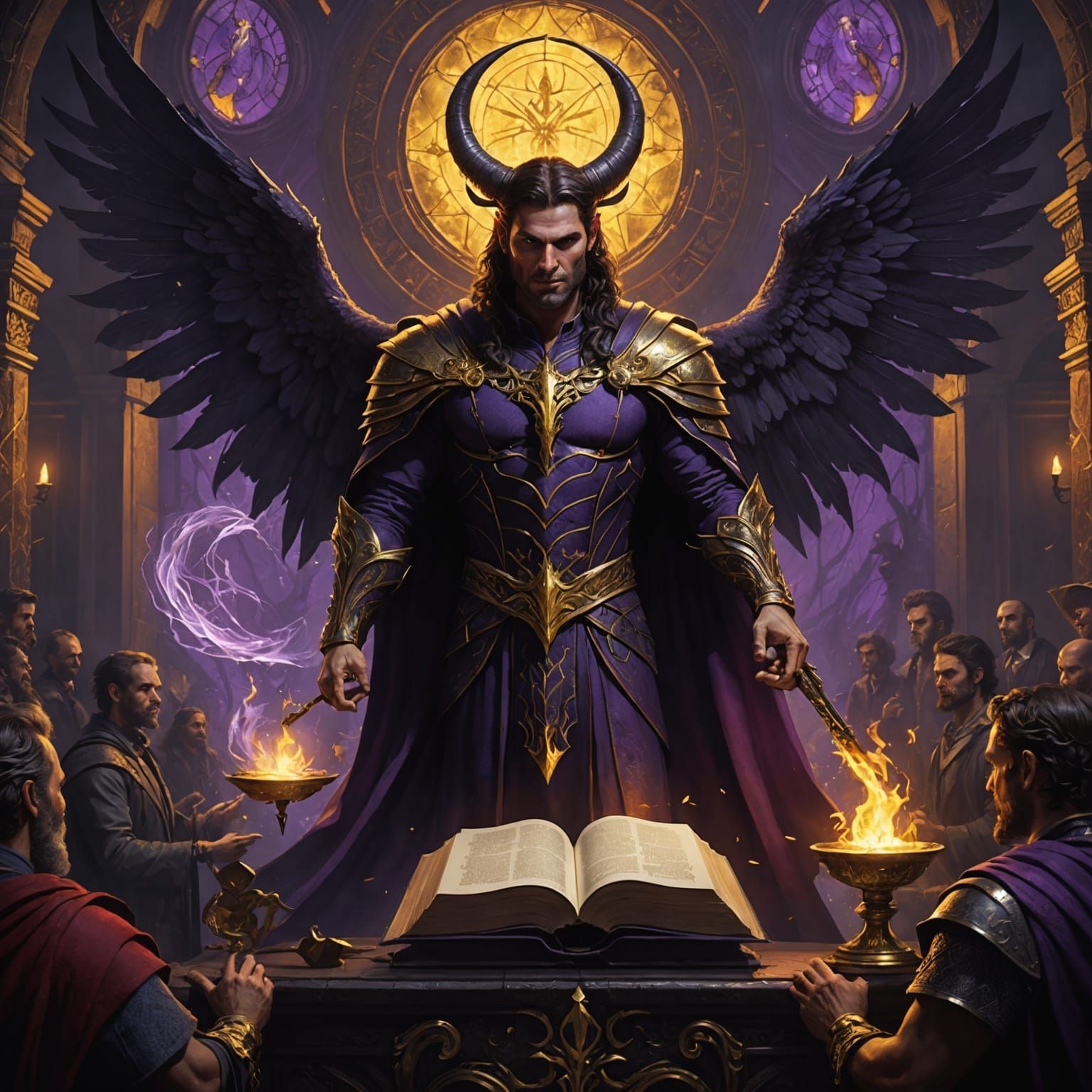 Lucifer: Dark Fantasy Concept Art in 8K Resolution