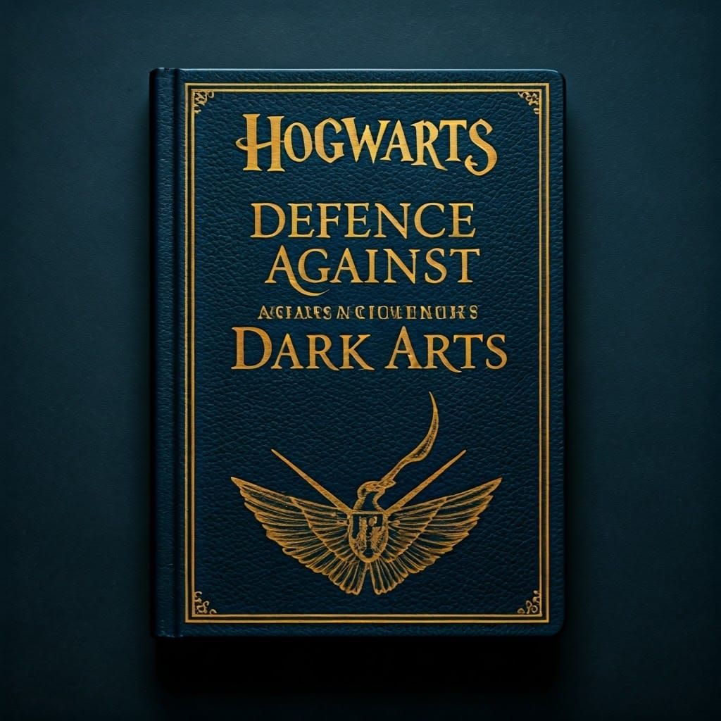 Mystical Dark Arts Textbook Cover at Hogwarts