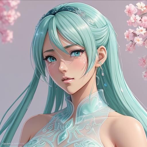 Anime Dew Drops Concept Art, Cel Shaded