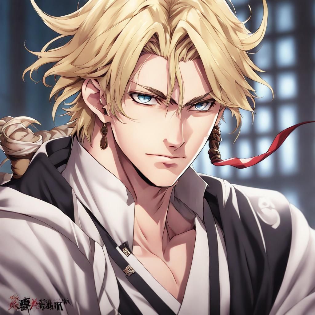 Anime Style Demon Slayer Corp Warrior