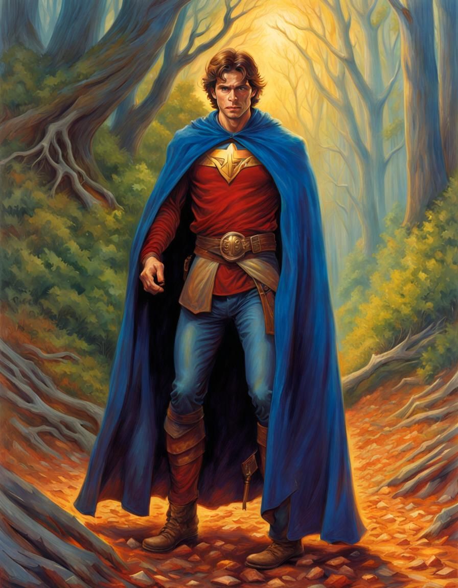 Fantasy Portrait of Man in Cloak