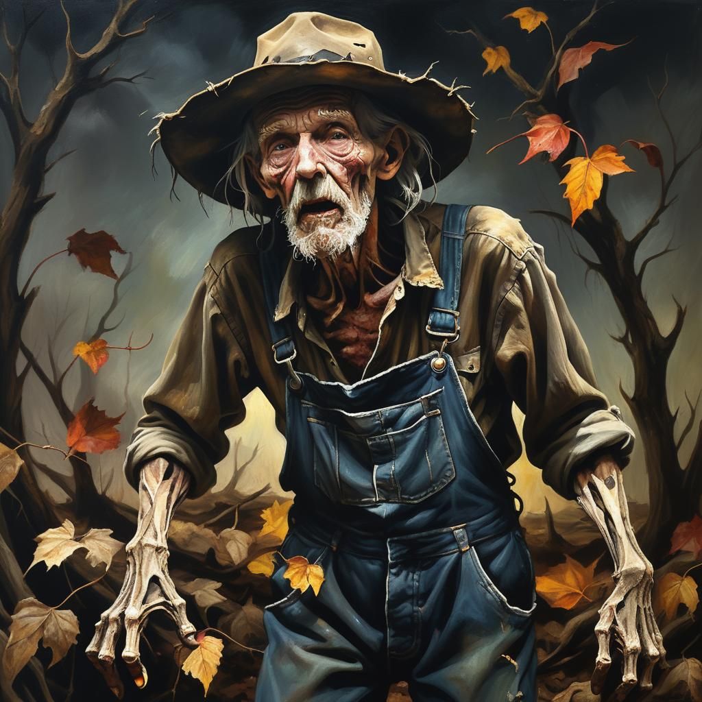 Eerie Folk Horror: Buried Alive in Vivid Colors