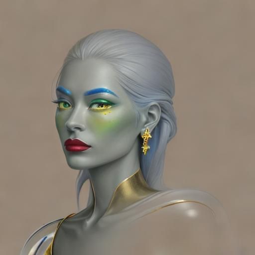 Psychedelic Homunculus in Vivid Colors