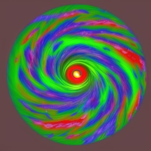 Eye of Galaxy: A Detailed Iris in Cosmic Swirl