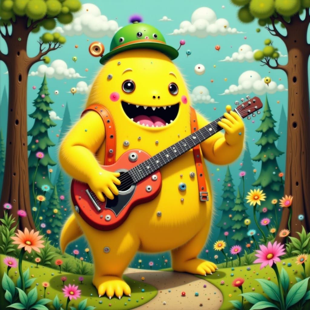 Foo the Monster's Forest Concert, in Lowbrow Style