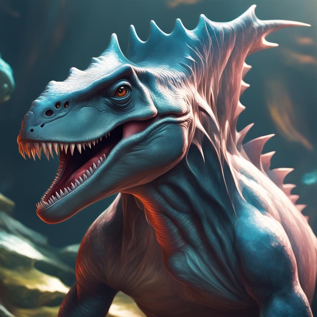 Futuristic Hybrid Creature Concept Art