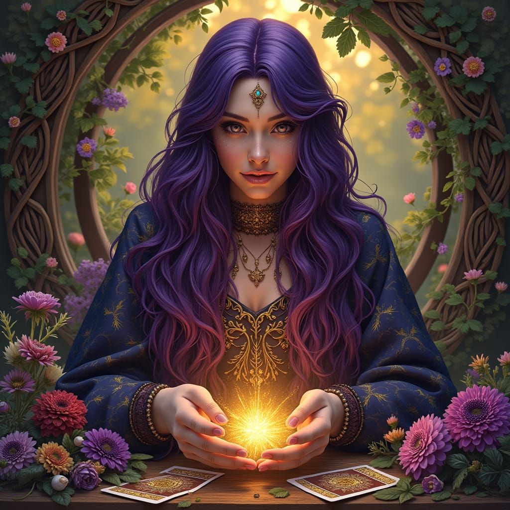 Mystical Florist Weaves Spell in Celtic Atelier with Violet ...