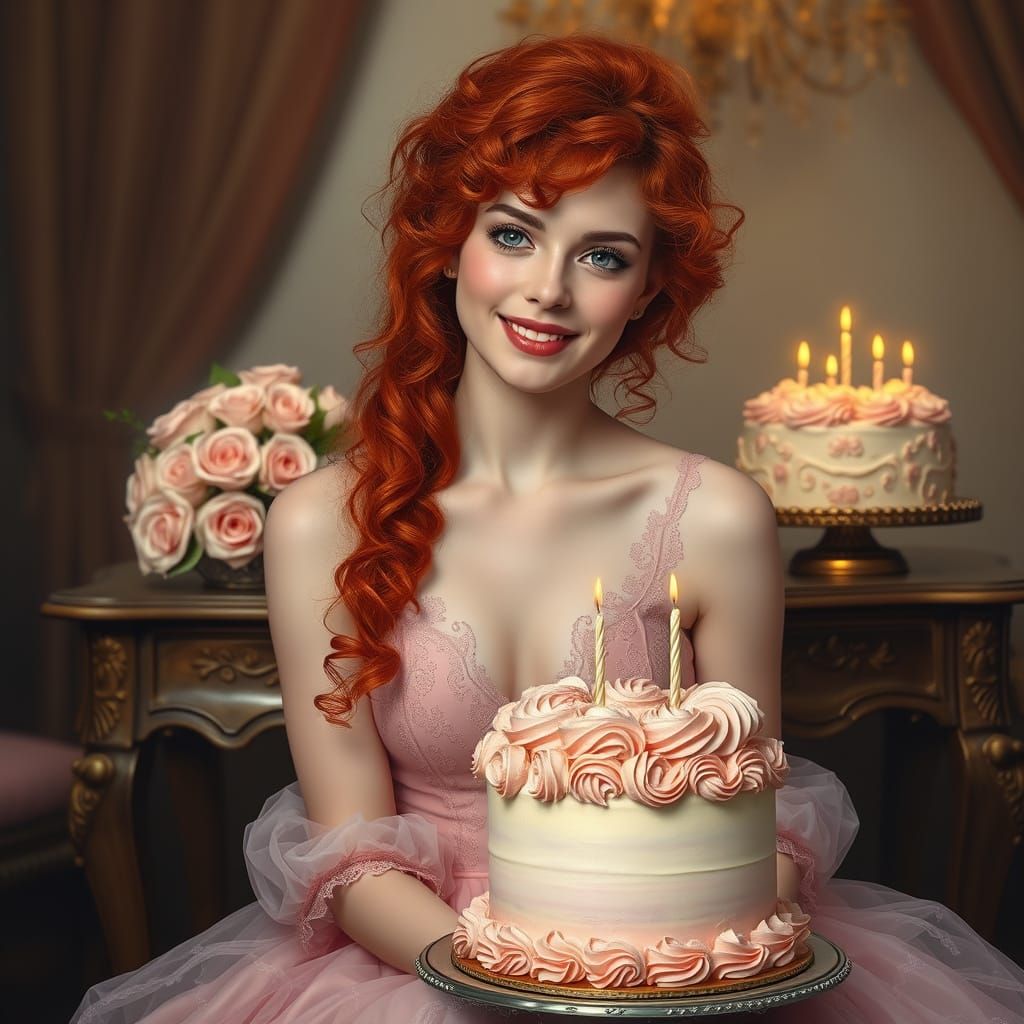 Romantic Fantasy Portrait in Soft Focus