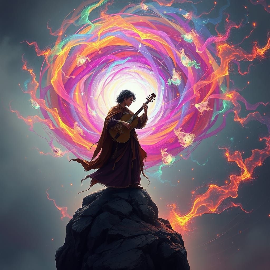 Orchestrating Reality: A Musician's Existential Symphony