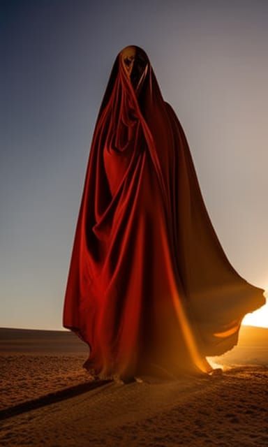 Rotting Priestess in Desert, Divine Light