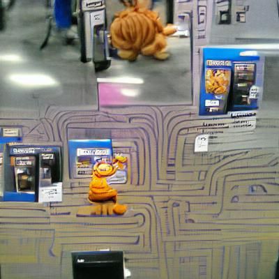 Garfield Needs an HDMI Cable at Best Buy