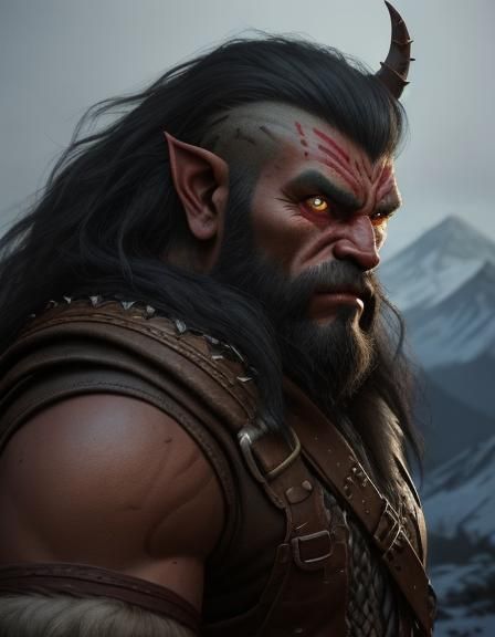 Thorn the Half-Orc Barbarian v2