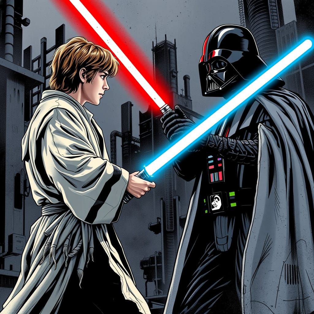 Jedi Knight Battles Dark Lord in Gritty 2000AD-Style Comic A...