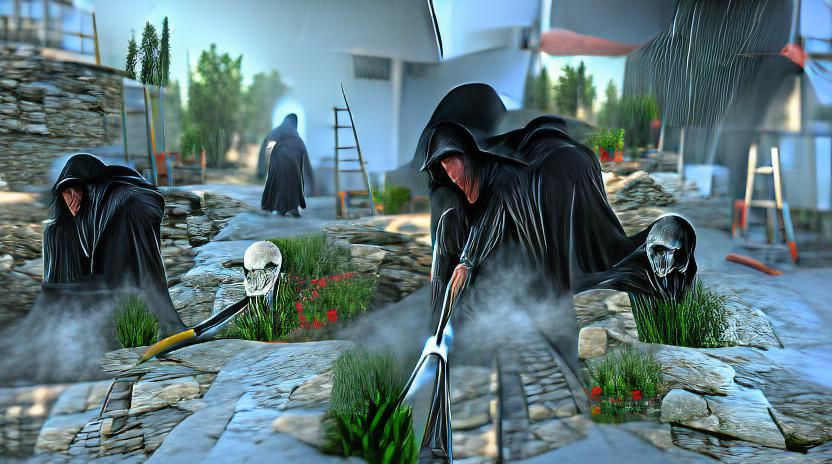 Hyperrealistic Grim Reaper Takes Your Soul
