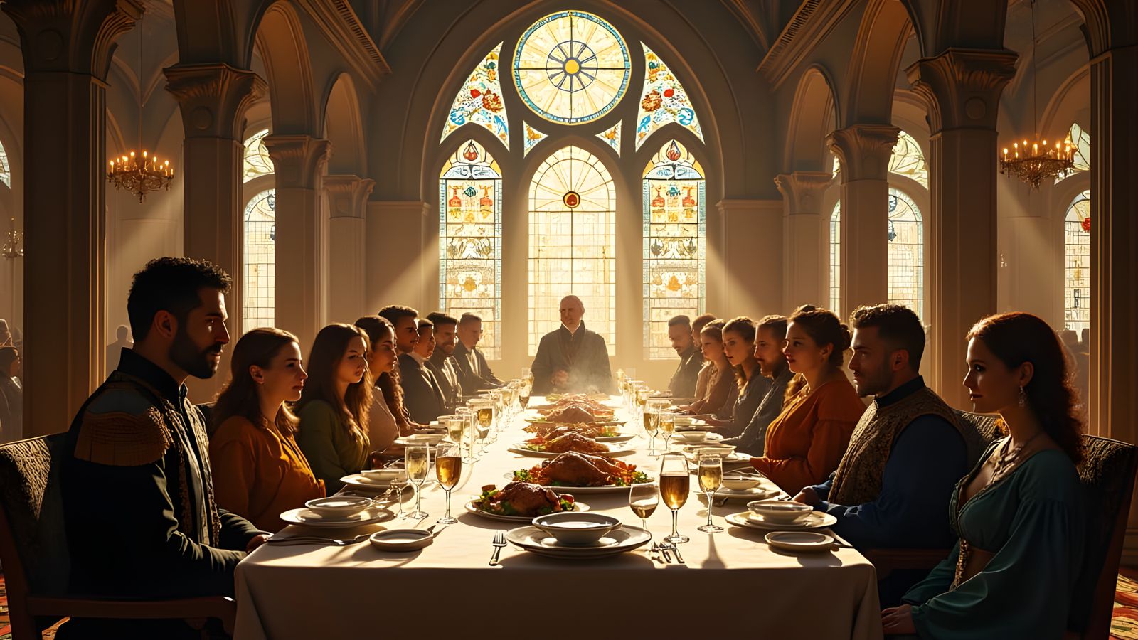 Noble House Dining Hall Concept Art