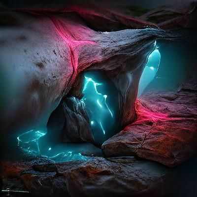 Enigmatic Cave Entrance