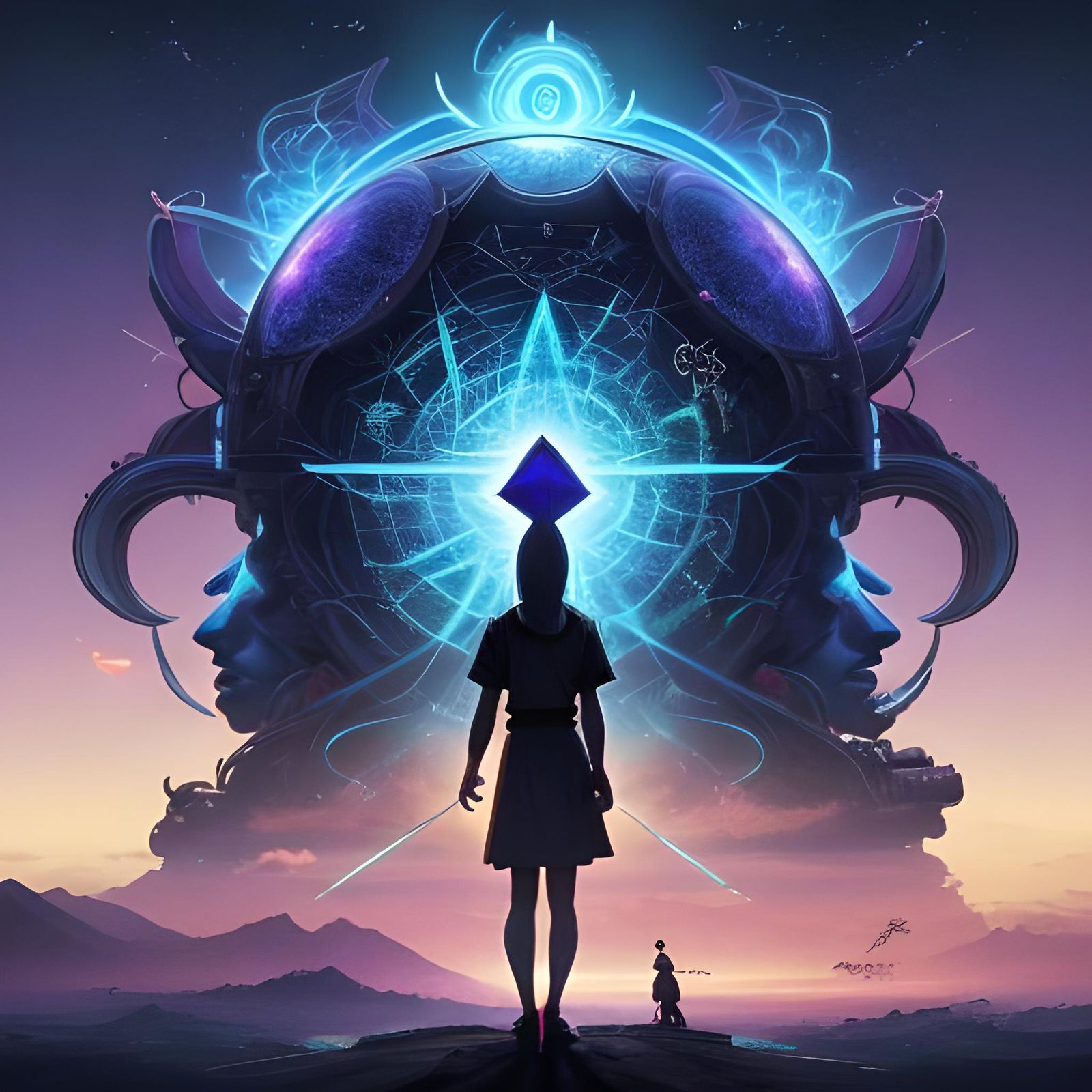 Movie Poster for Pandeism: 3D Anime Art