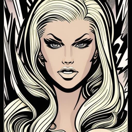 Portrait in Roy Lichtenstein Style