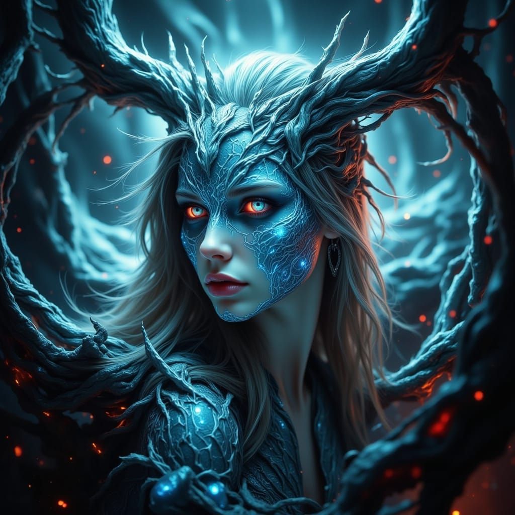 Surreal Dark Glitch HyperPhotoRealism