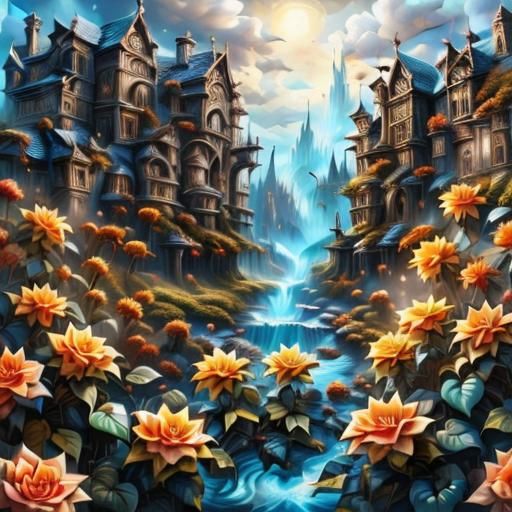 Apologies: Epic Movie Shot with Fairies and Neon Crystals