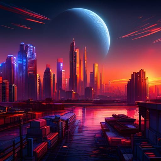 Intricate 3D Universe Puzzle with Space Shuttle