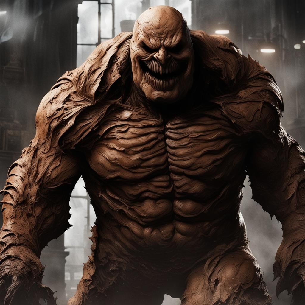 Hyperrealistic Clayface from The Batman Movie Universe