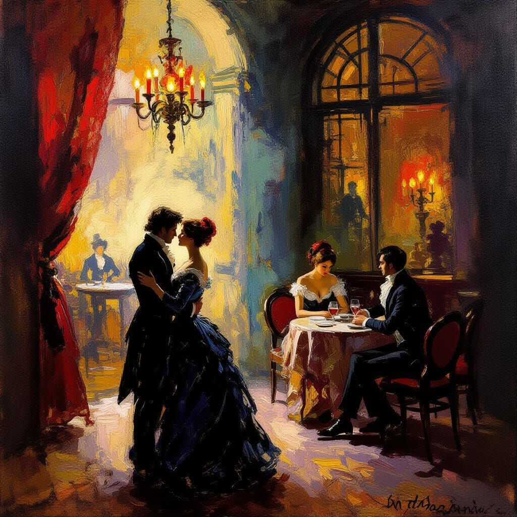 Impressionistic Painting of Kabale und Liebe