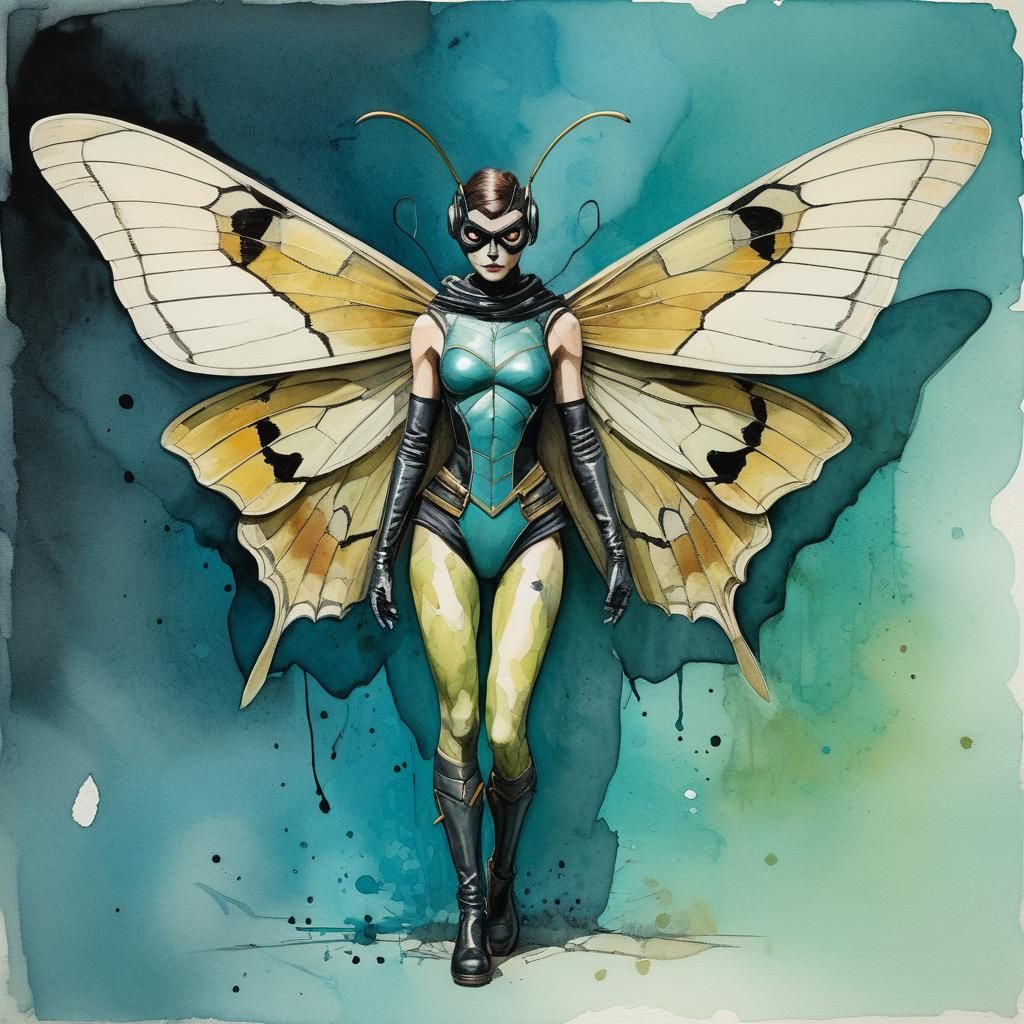 Original Superheroine: Moth (version 2)