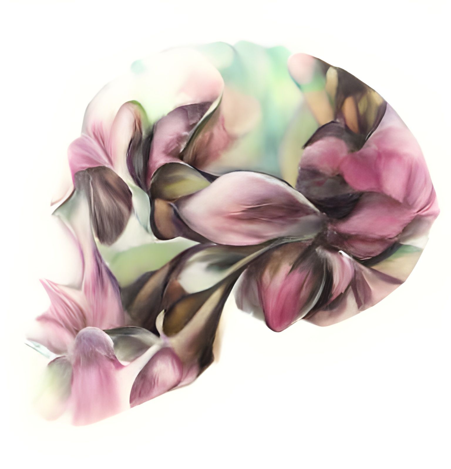 Pastel Floral Pattern Spring Artwork